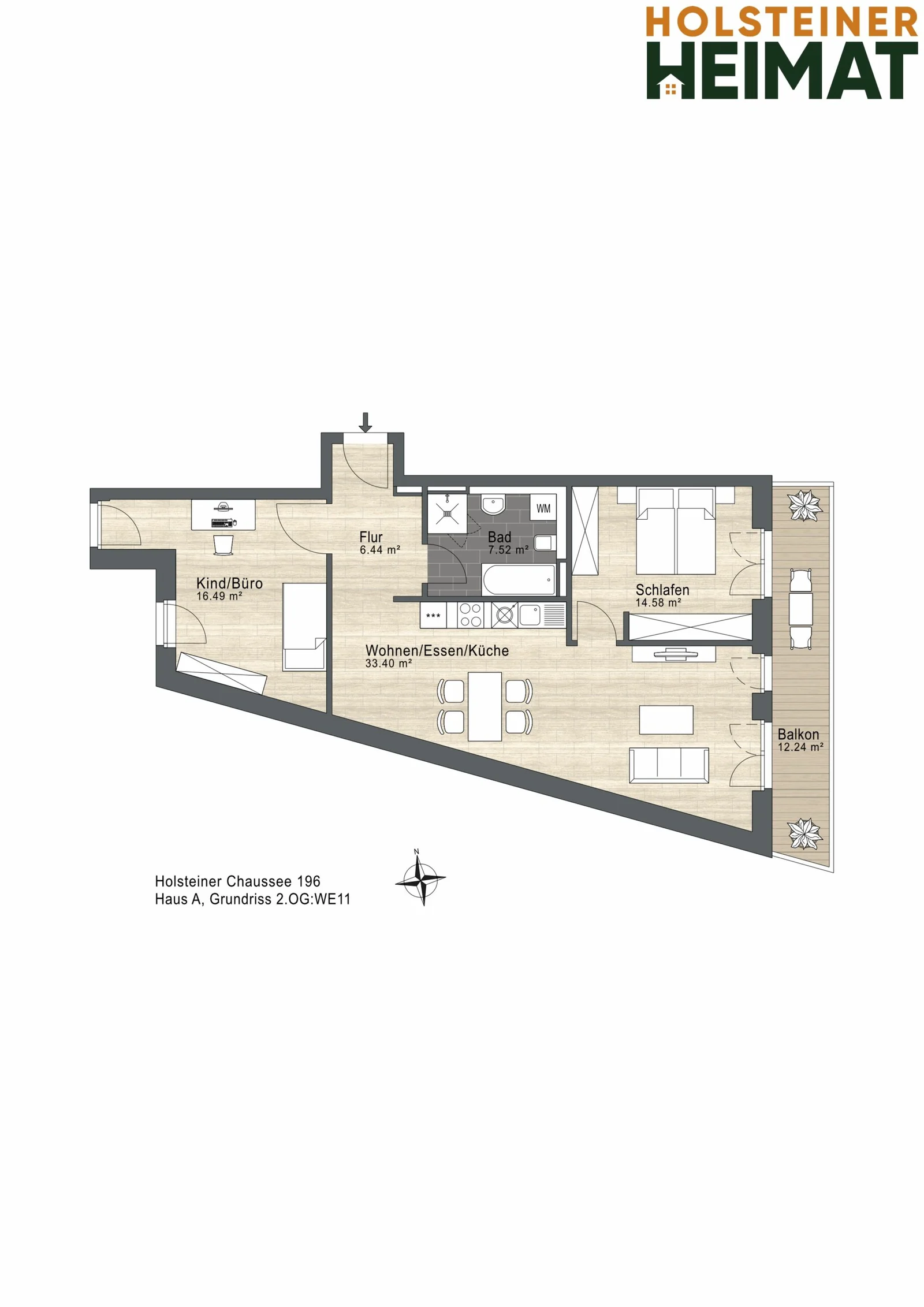 Grundriss Wohnung 11
