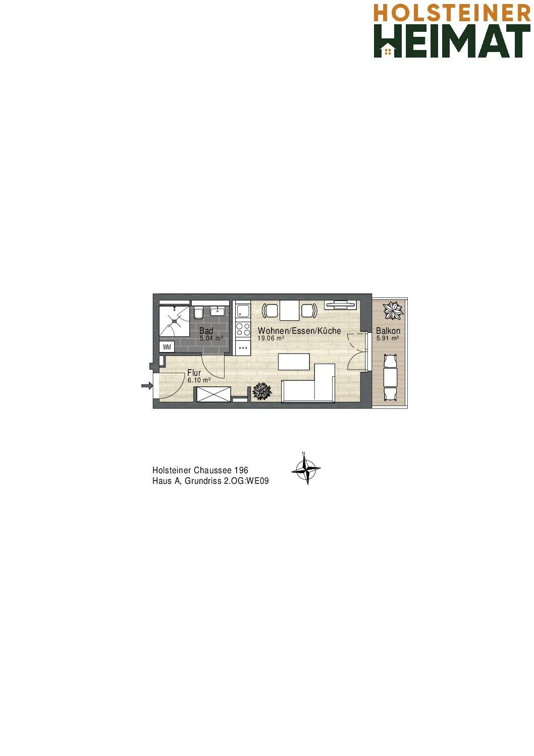 Grundriss Wohnung 09