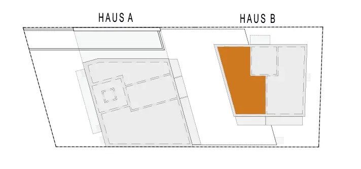 Lage der Wohnung 14 im Gebäude