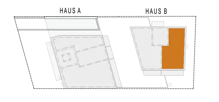 Lage der Wohnung 15 im Gebäude